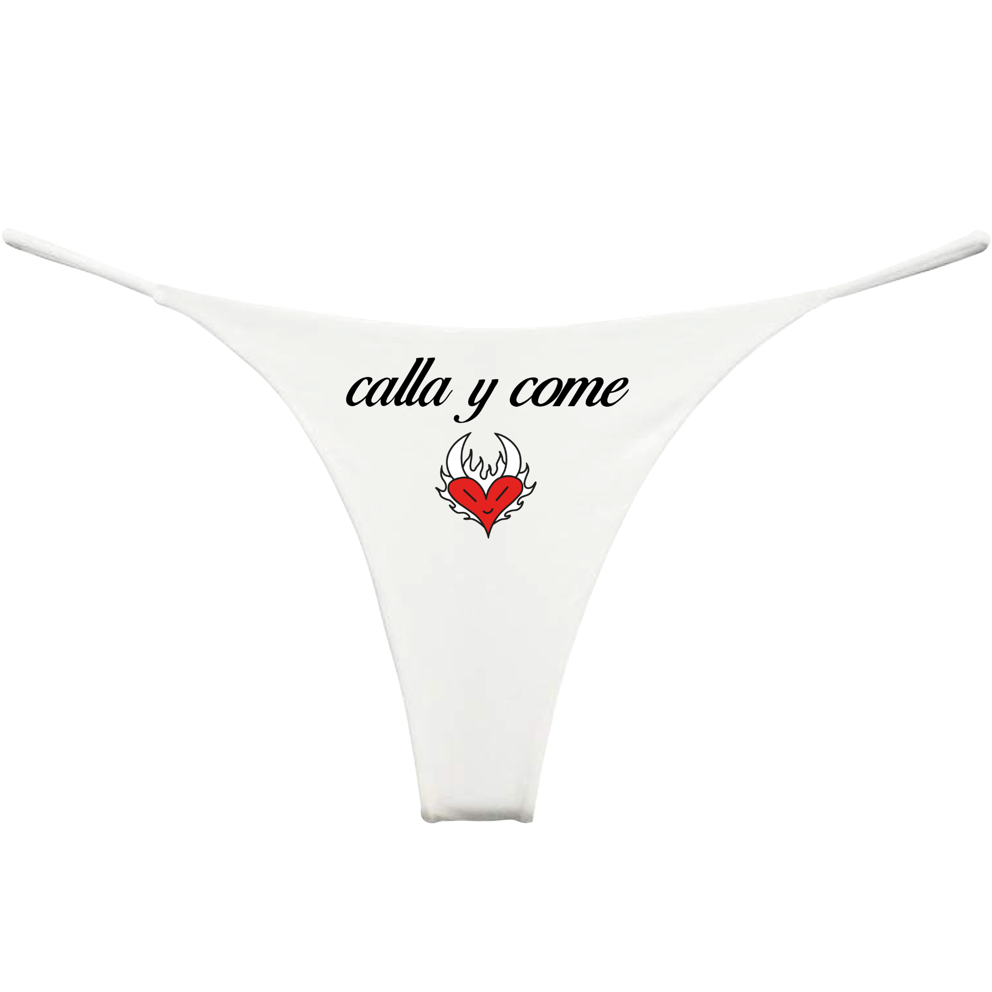 TANGA CALLA Y COME BLANCO