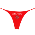 TANGA CALLA Y COME ROJO