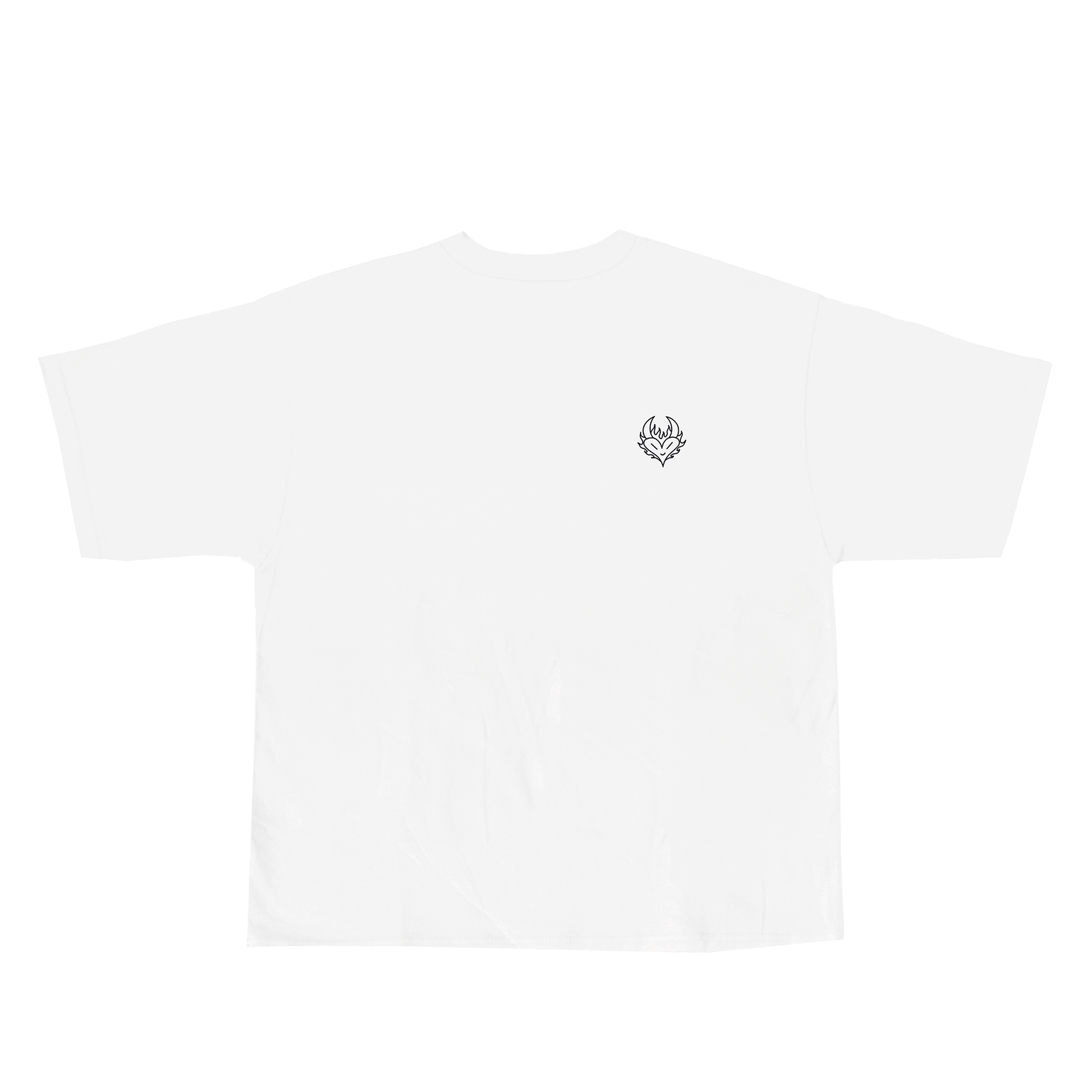 CAMISETA SI NO TE SALE DE CORAZÓN BLANCA