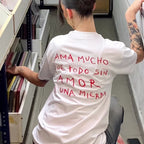 CAMISETA AMA MUCHO