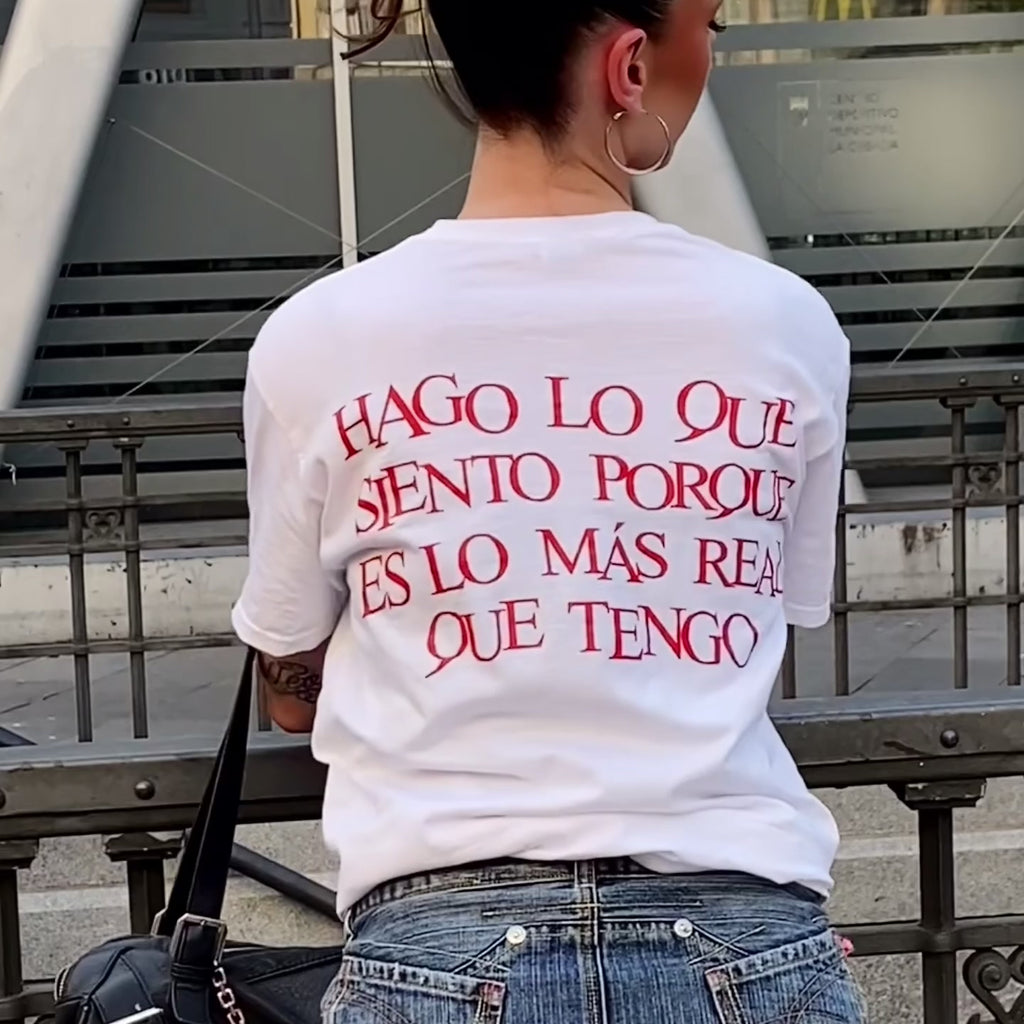 CAMISETA HAGO LO QUE SIENTO